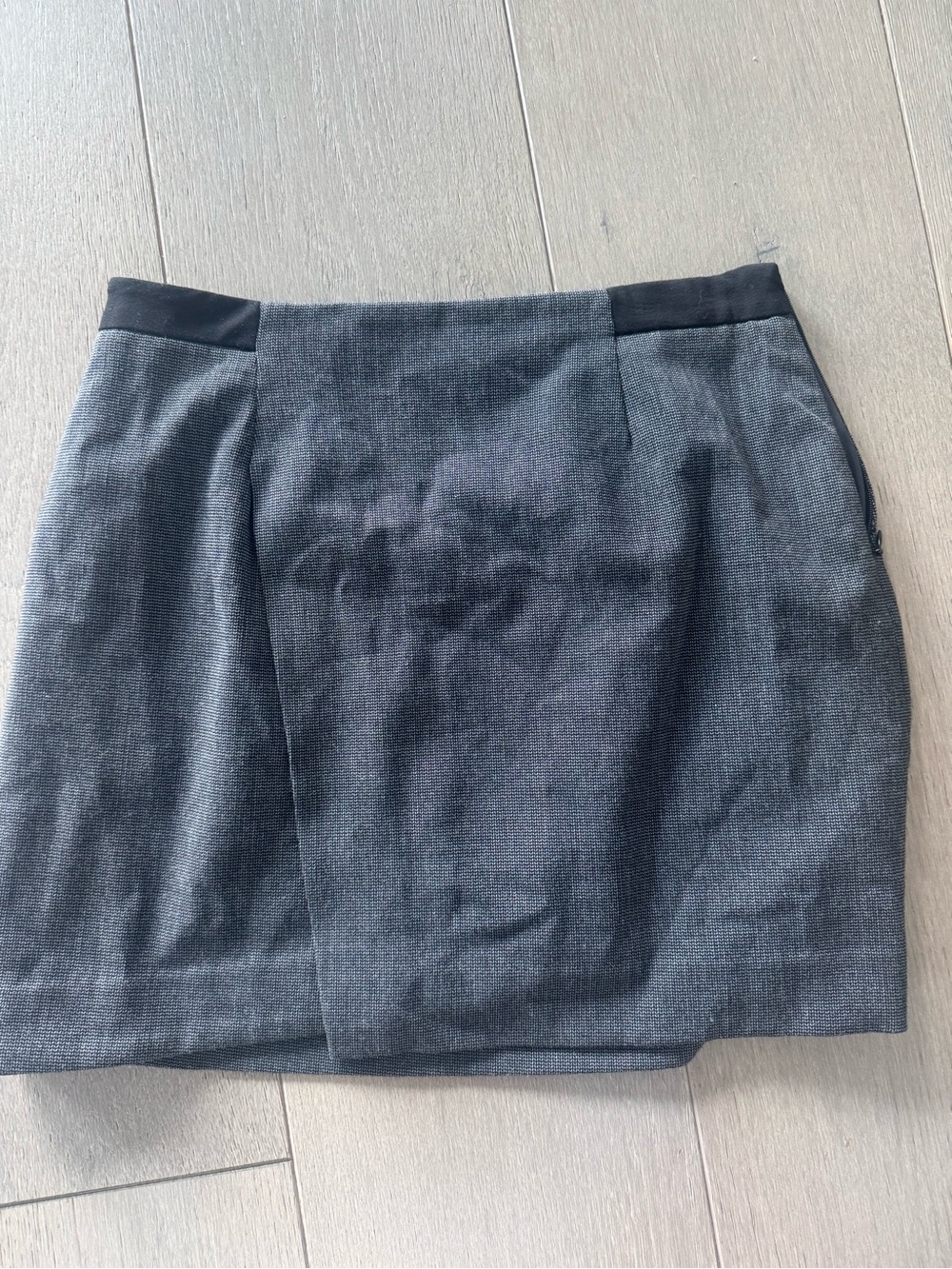 Forever 21 Charcoal Gray Mini Skirt